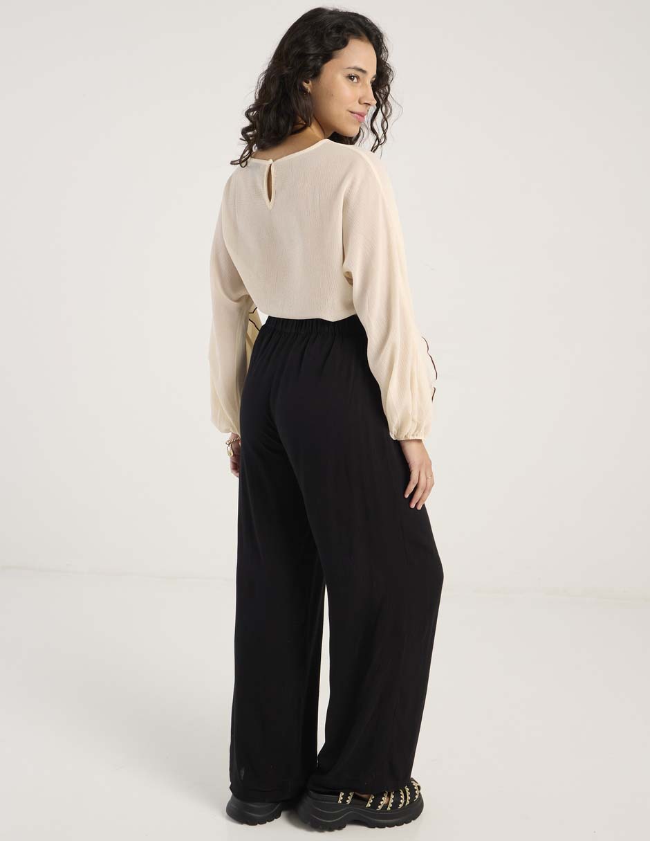 Pantalón wide leg para mujer 11