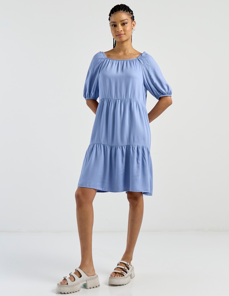 Vestido arriba de la rodilla casual para mujer 8