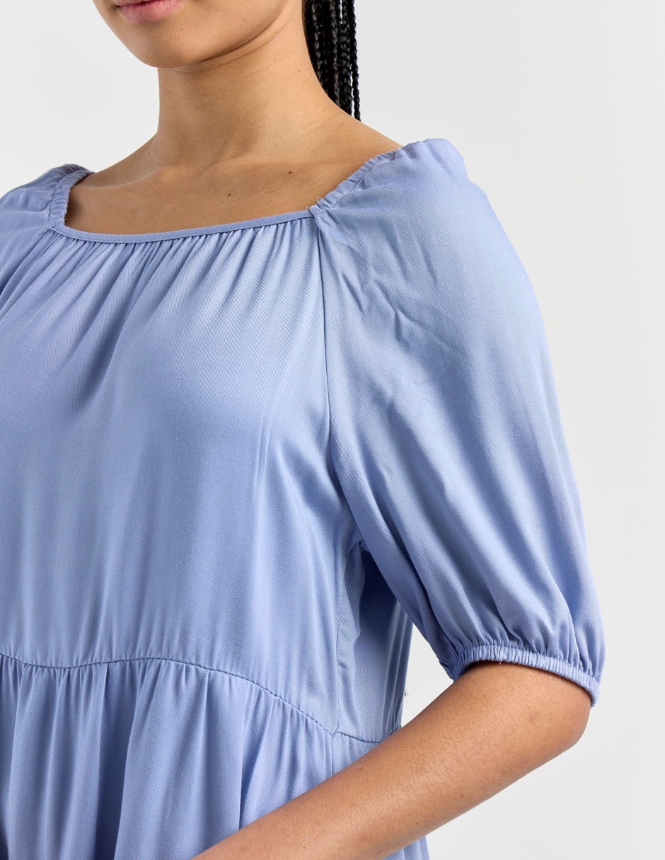 Vestido arriba de la rodilla casual para mujer 9
