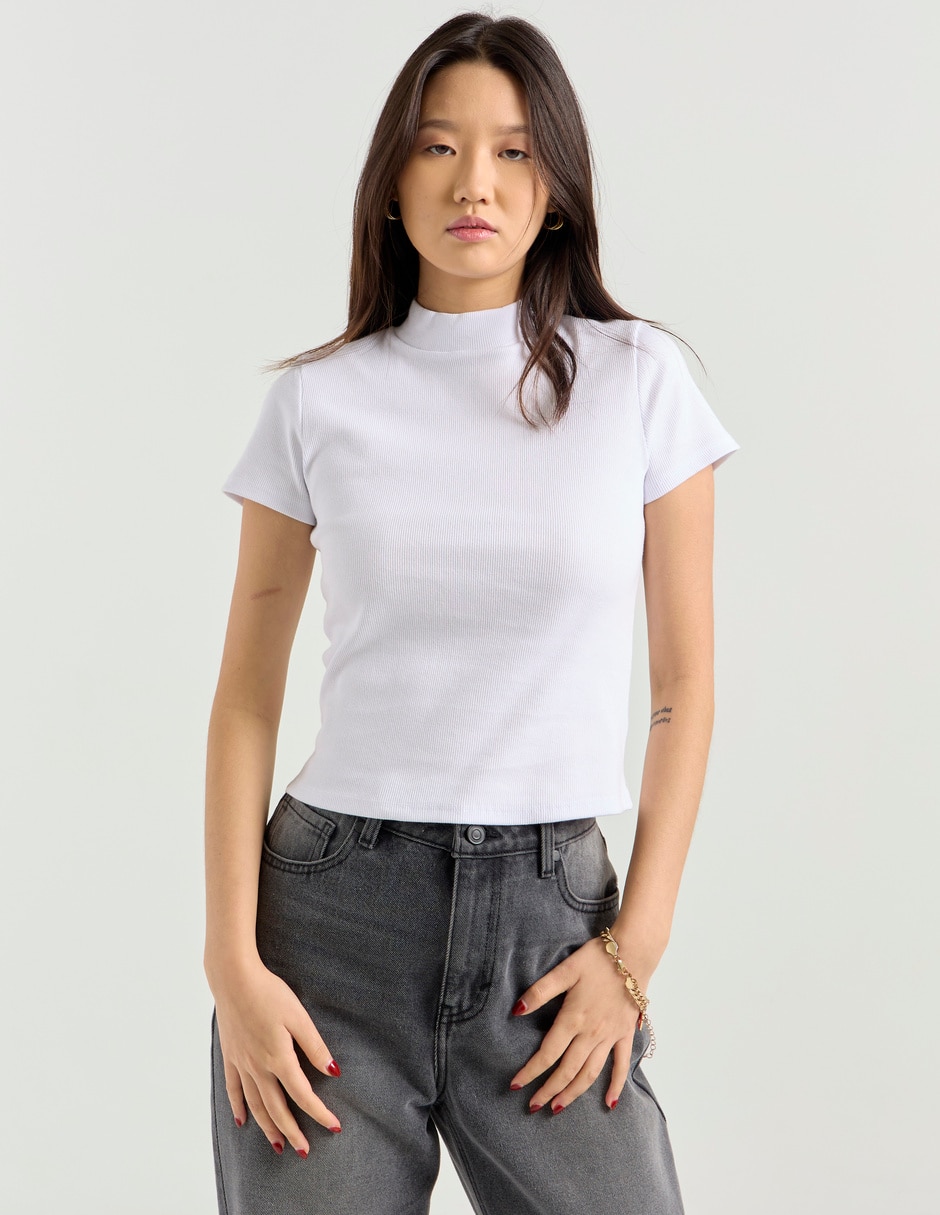 Blusa manga corta para mujer 1