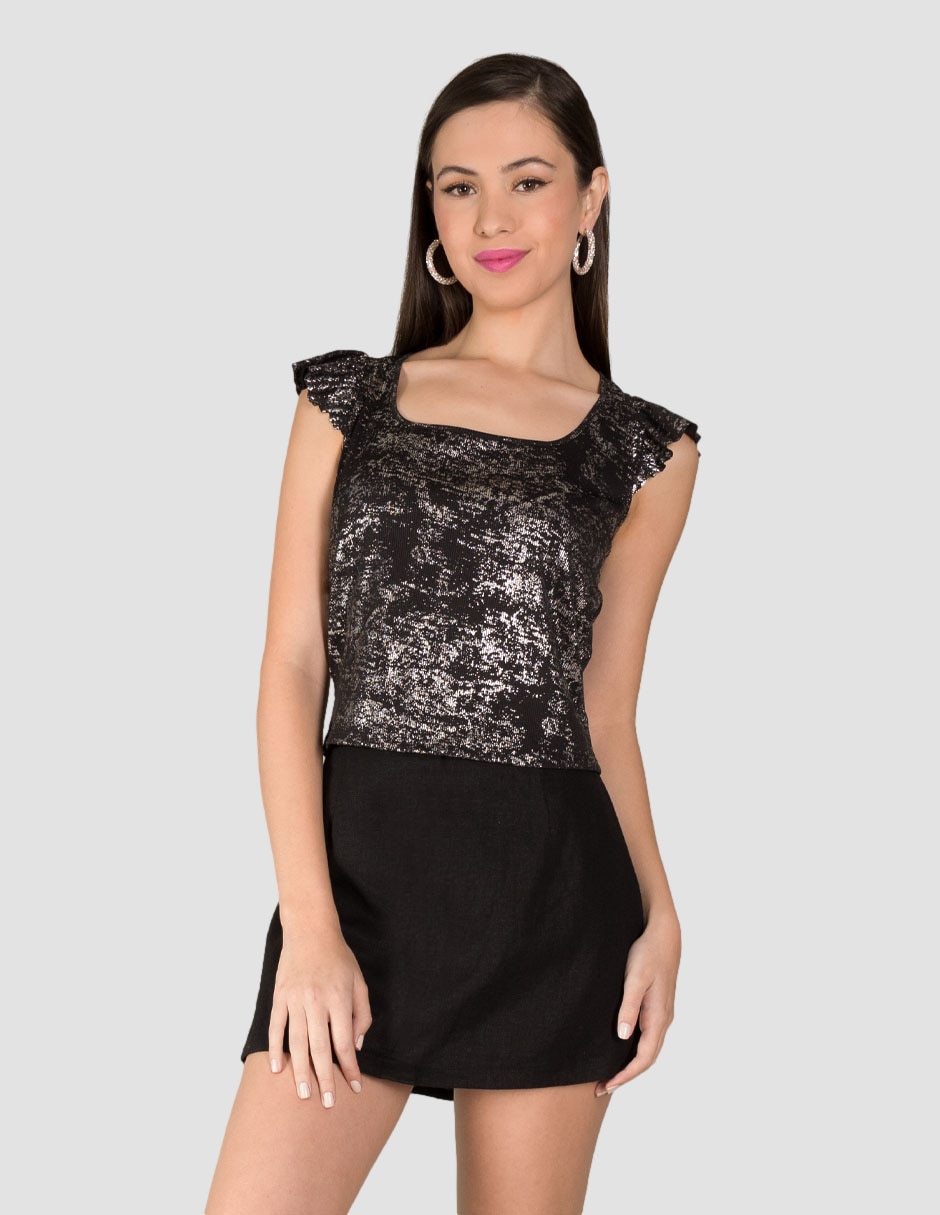 Playera cuello cuadrado mujer 4