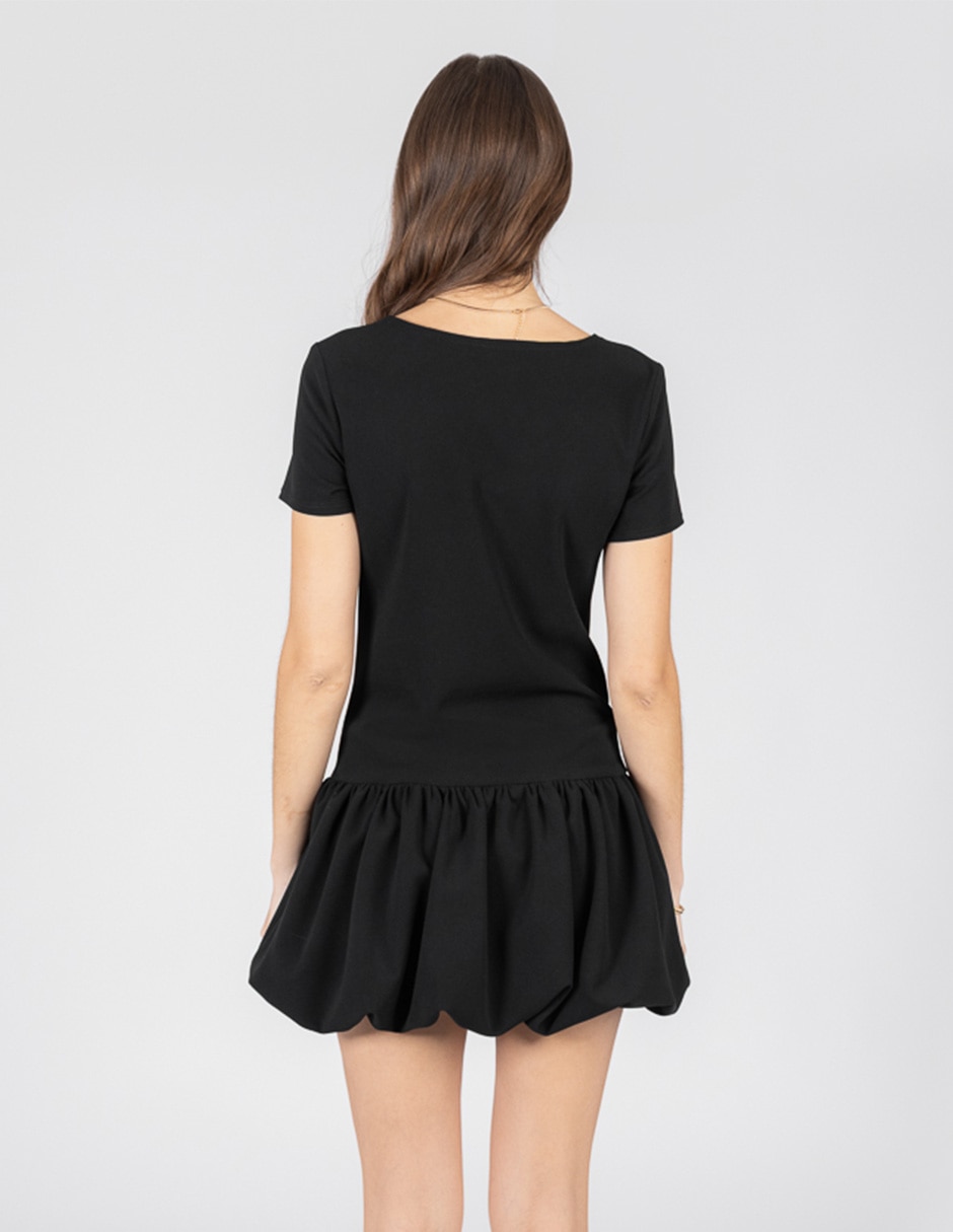 Vestido corto casual sol para mujer