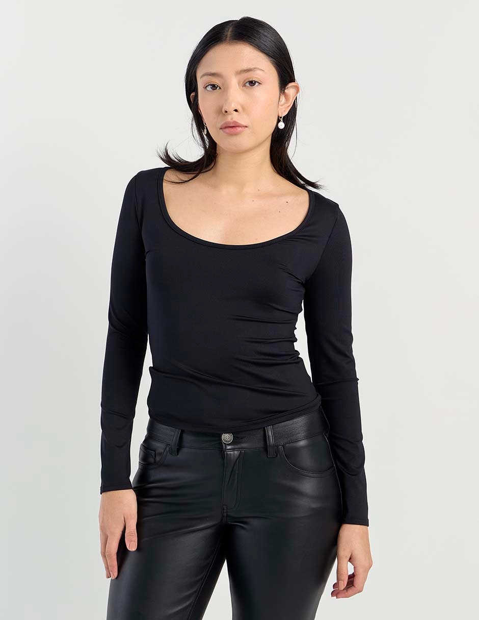 Blusa manga larga para mujer 1