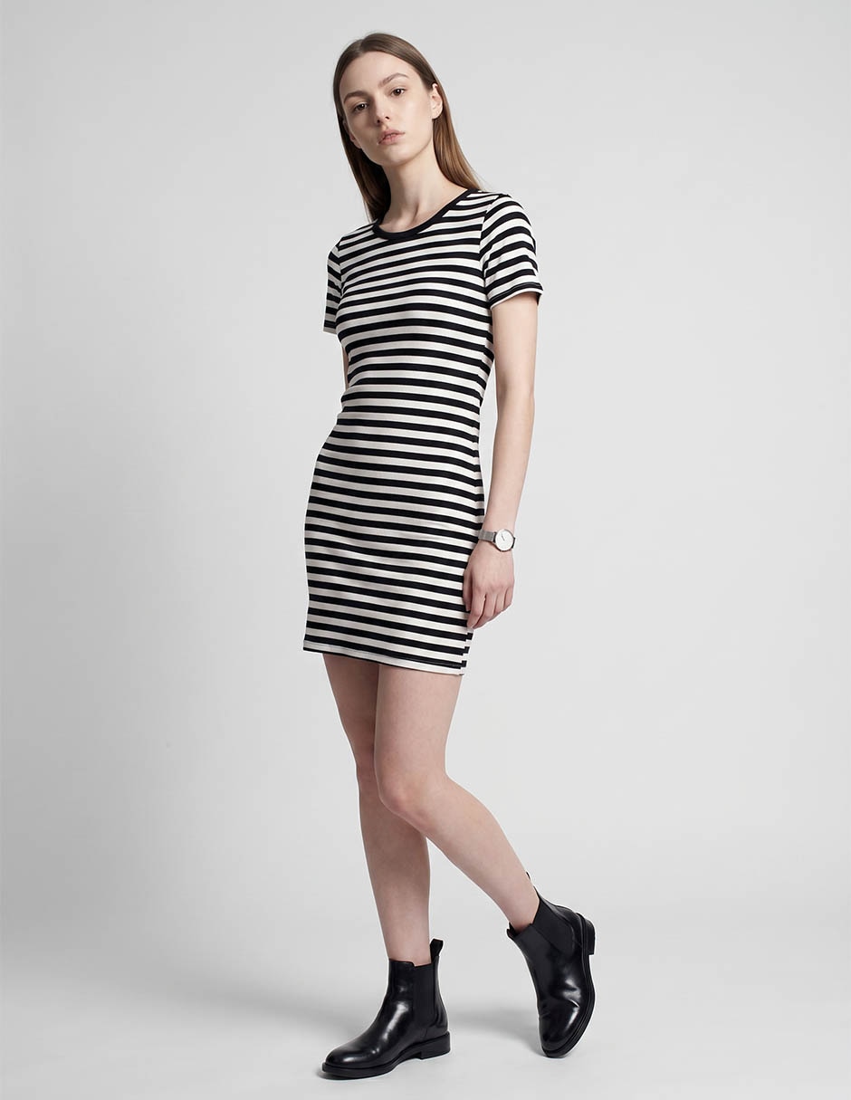 Vestido a la rodilla casual diciembre para mujer