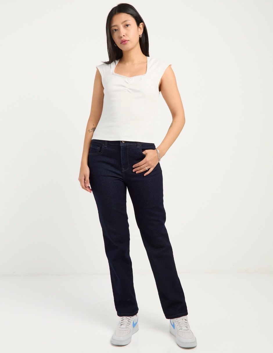 Blusa manga corta para mujer 8