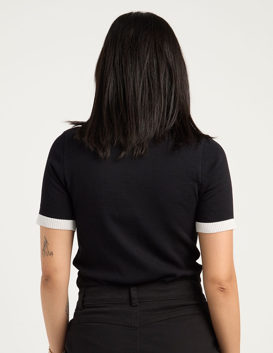 Blusa manga corta para mujer 12