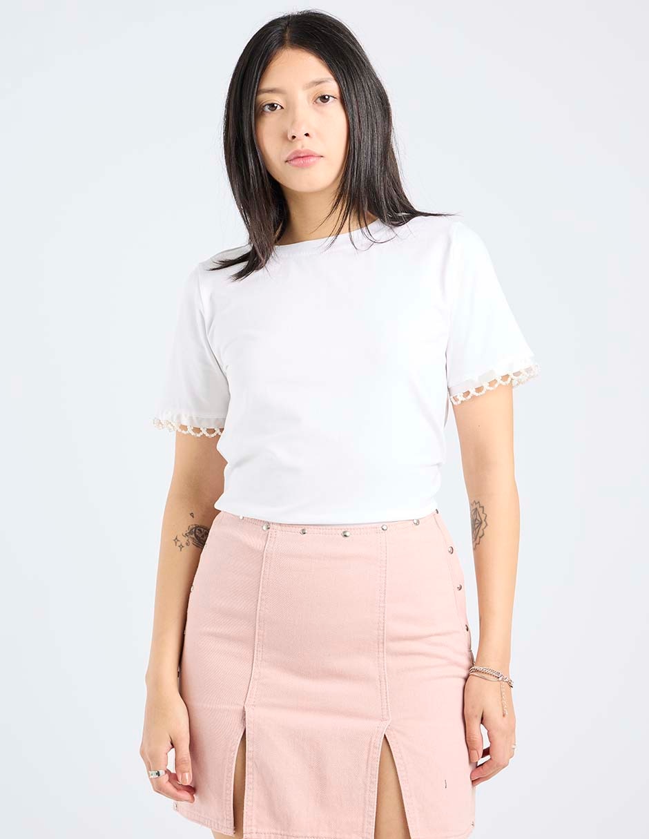 Blusa manga corta para mujer 1