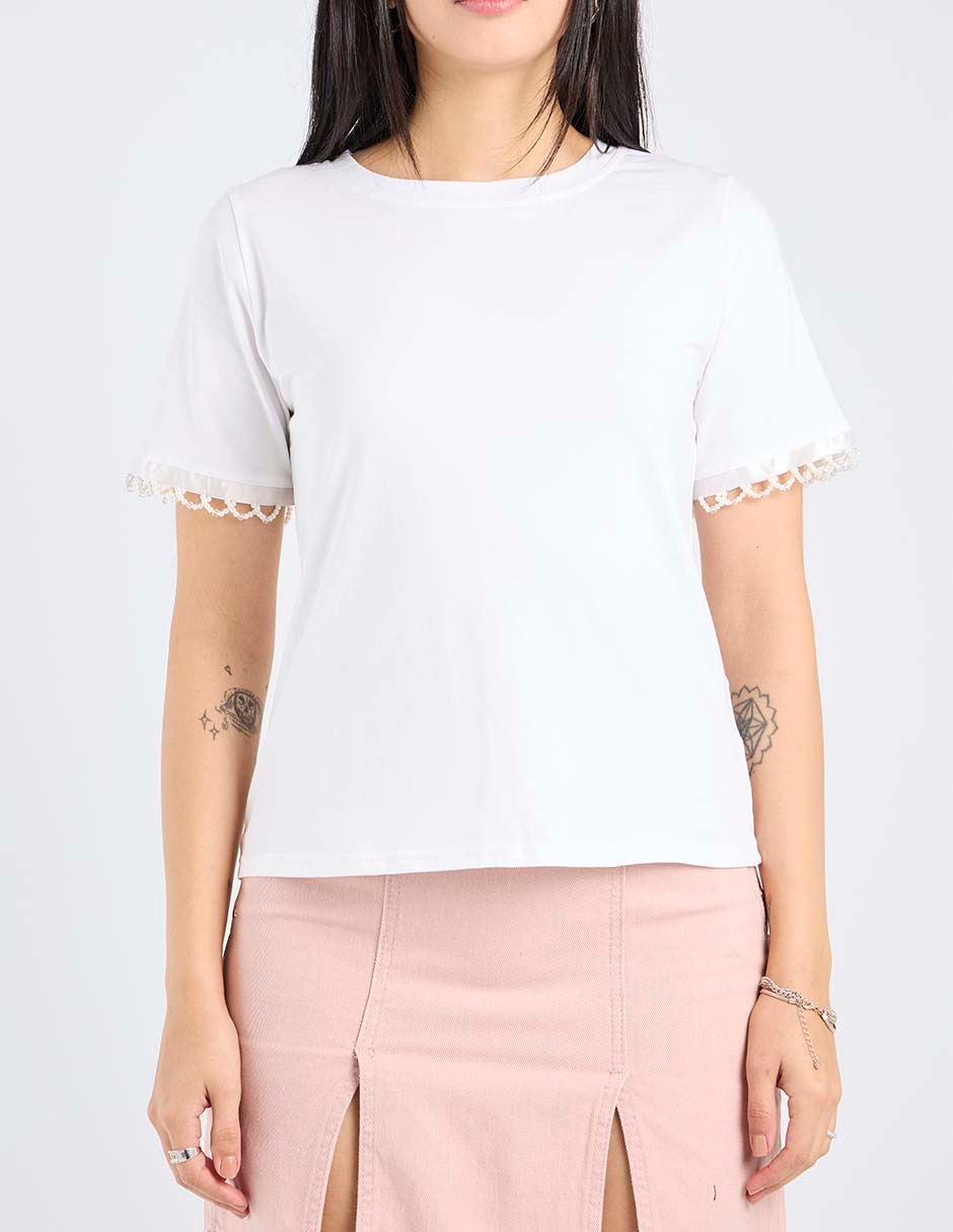 Blusa manga corta para mujer 12