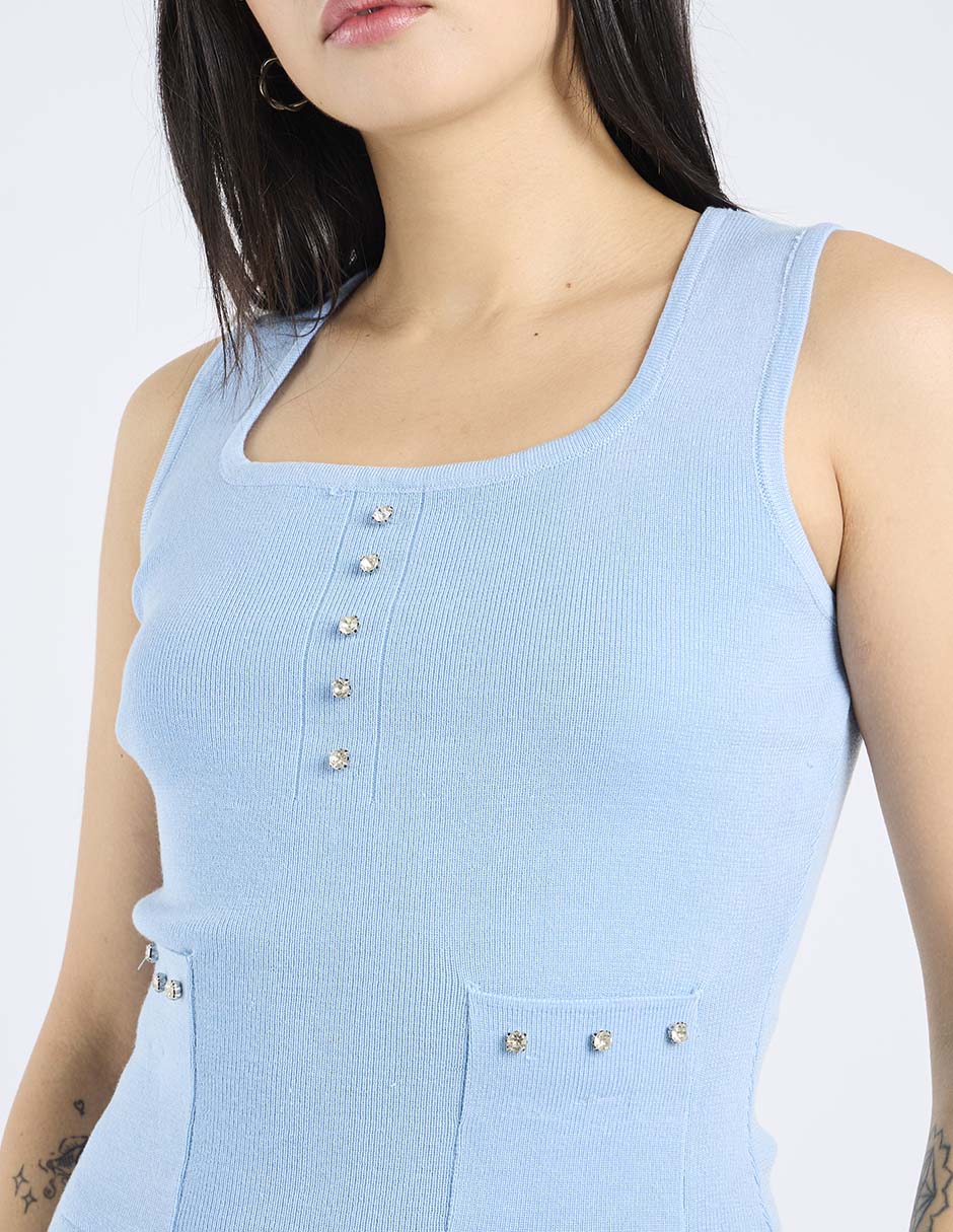 Vestido a la rodilla casual para mujer 10