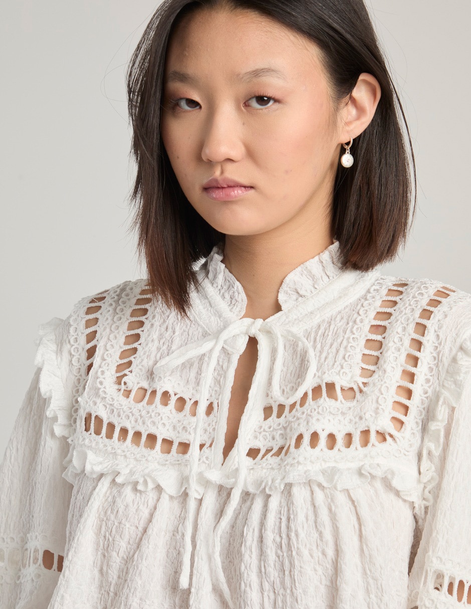 Blusa manga larga para mujer 9