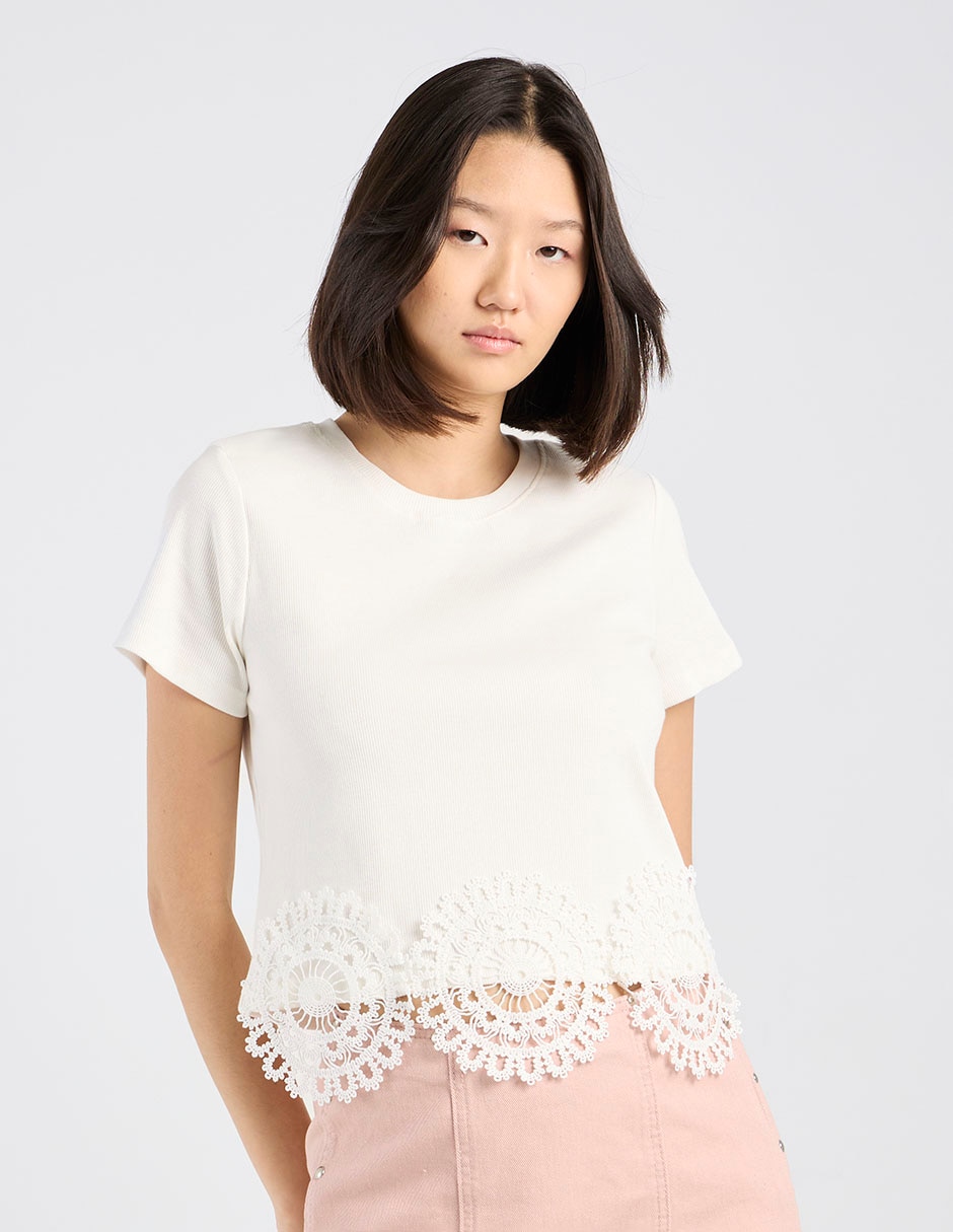 Blusa manga corta para mujer 7