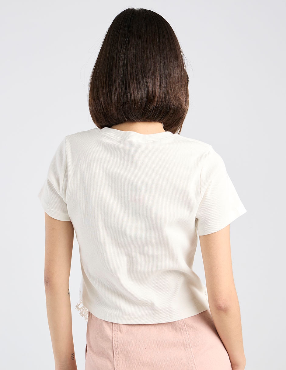 Blusa manga corta para mujer 11