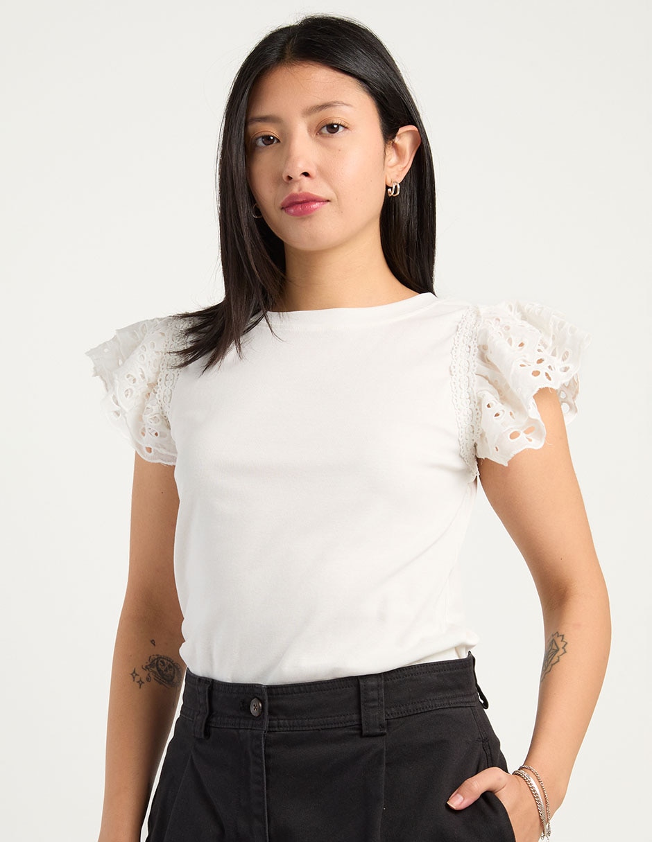 Blusa manga corta para mujer 1