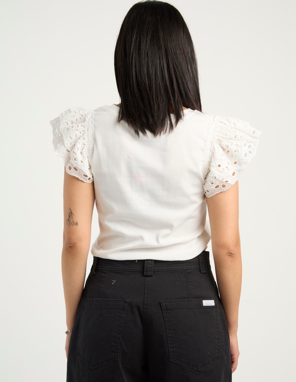 Blusa manga corta para mujer 12
