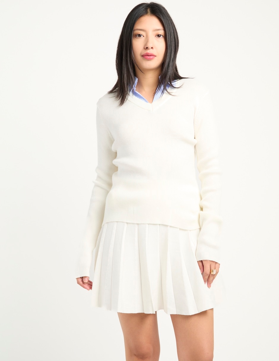 Blusa camisera manga larga para mujer 7