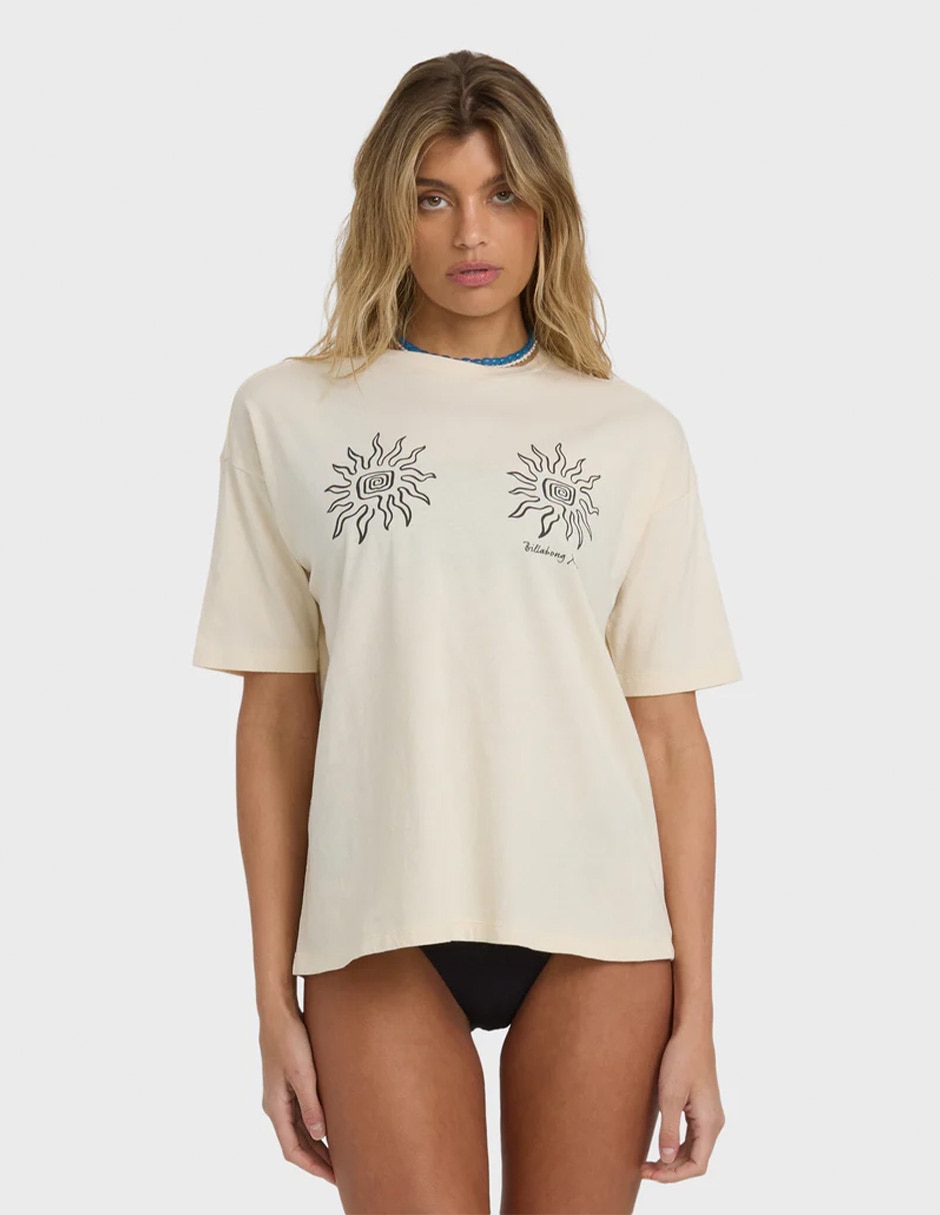 Playera manga corta cuello redondo para mujer Playera manga corta cuello redondo para mujer