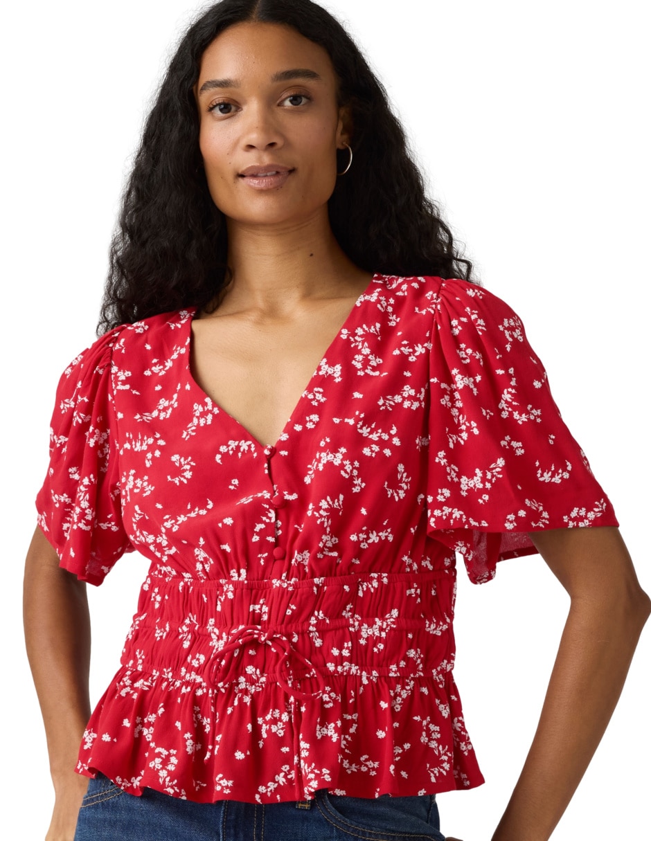 Blusa manga corta para mujer 3