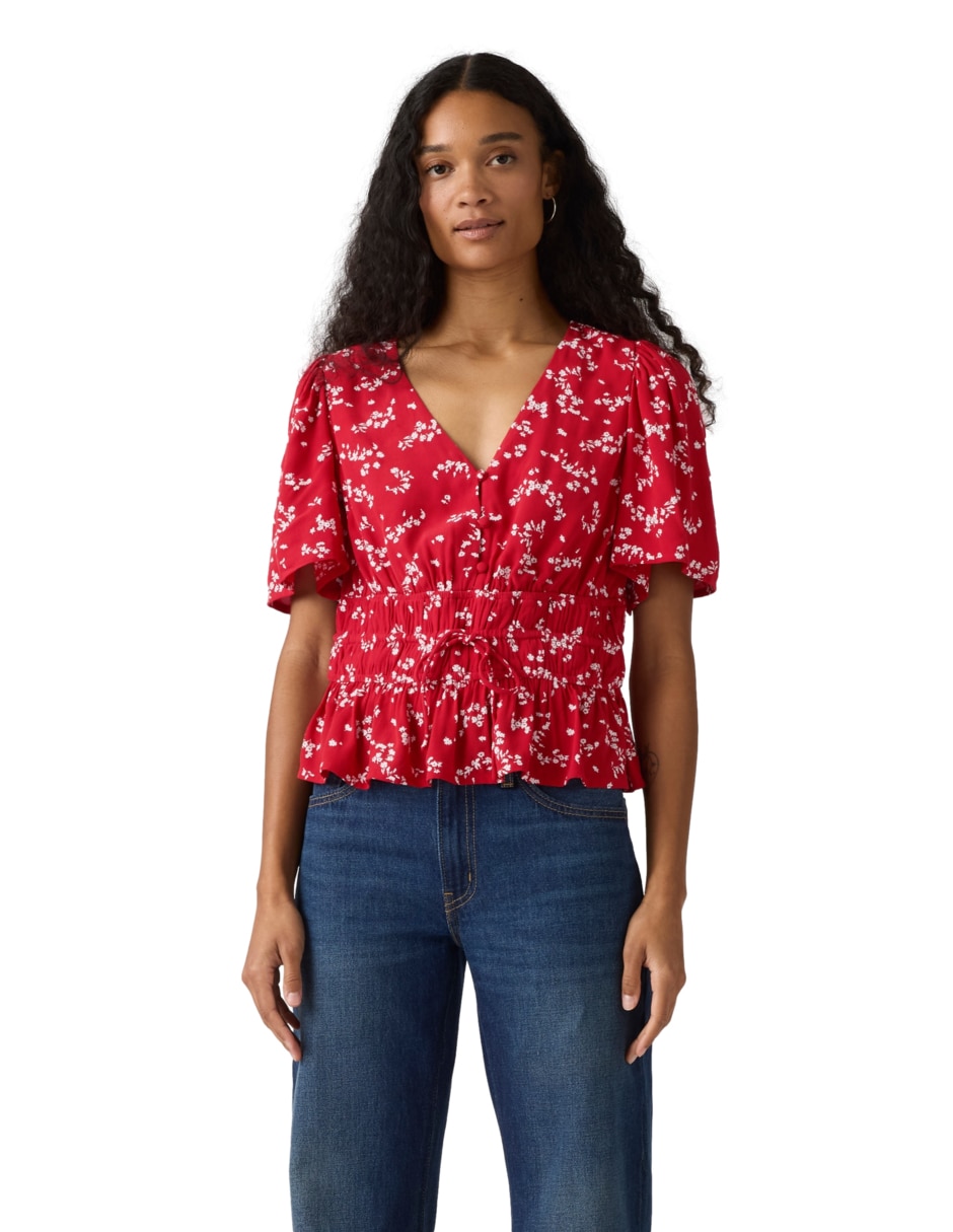 Blusa manga corta para mujer 1