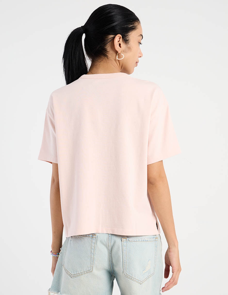Playera manga corta Levi's cuello redondo para mujer