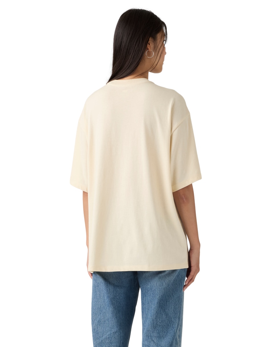 Playera manga corta cuello redondo mujer 4
