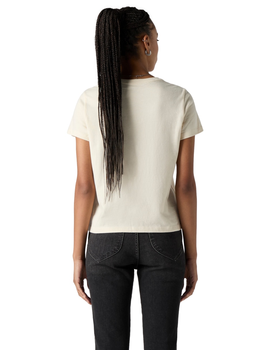 Playera manga corta cuello redondo mujer 4