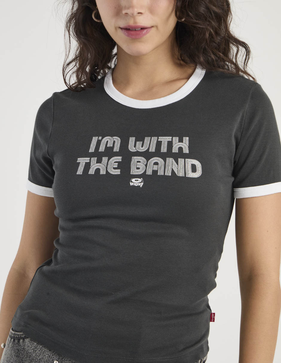 Playera manga corta cuello redondo para mujer 4