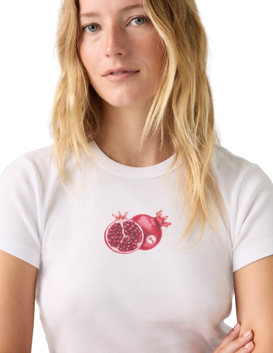 Playera manga corta cuello redondo mujer 2