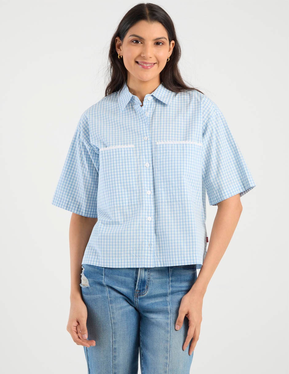 Blusa manga corta para mujer 1