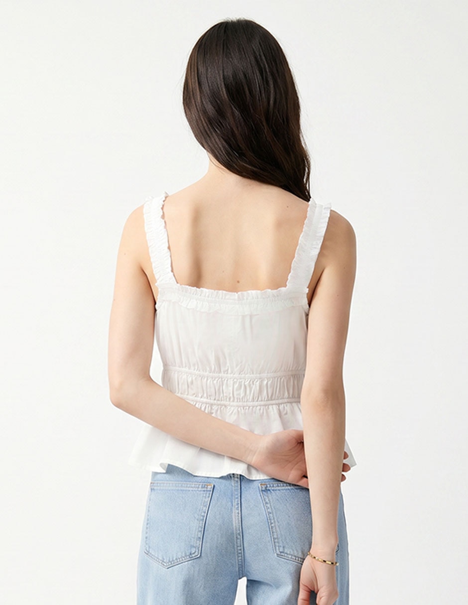 Blusa sin manga para mujer 2