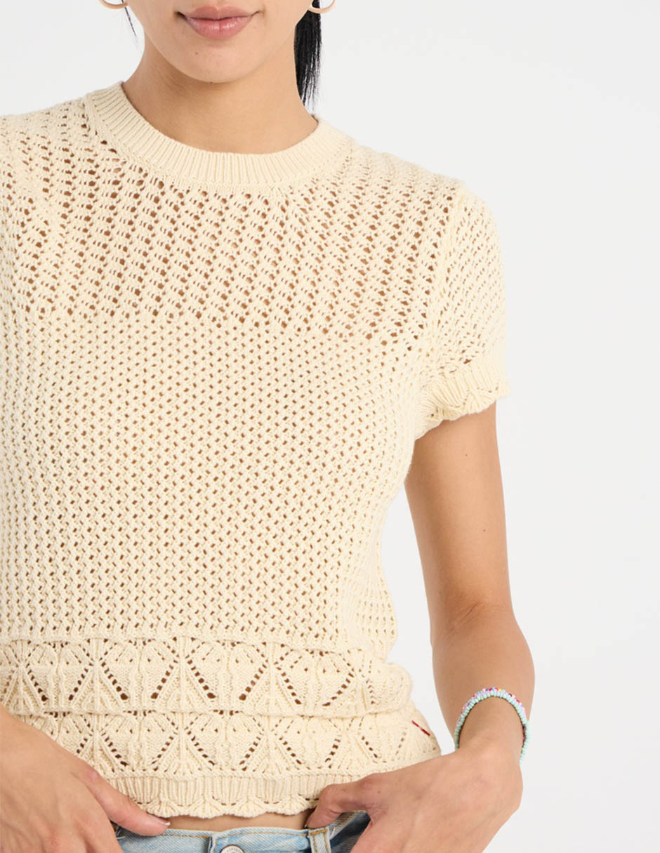 Suéter levi's cuello redondo para mujer