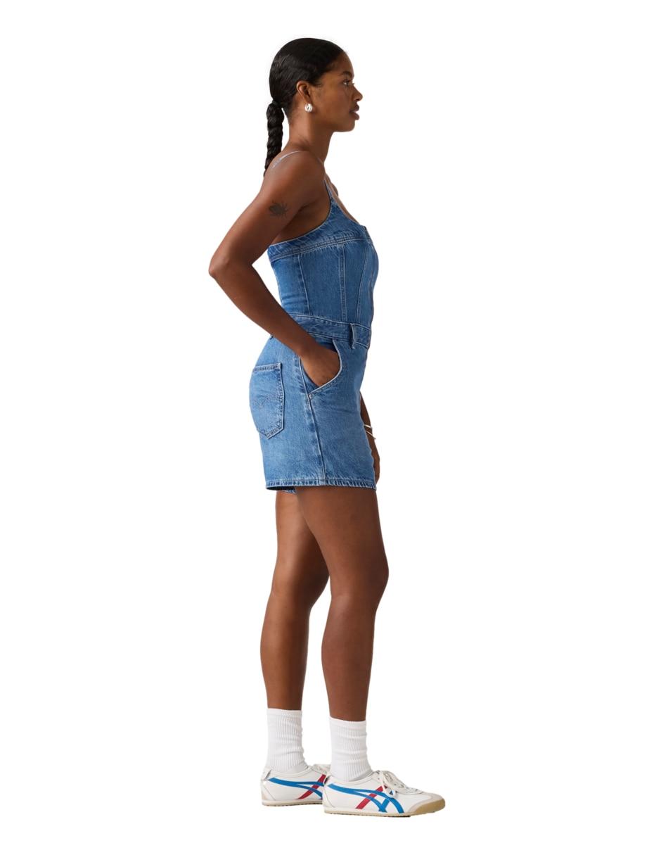 Vestido corto casual levi's para mujer