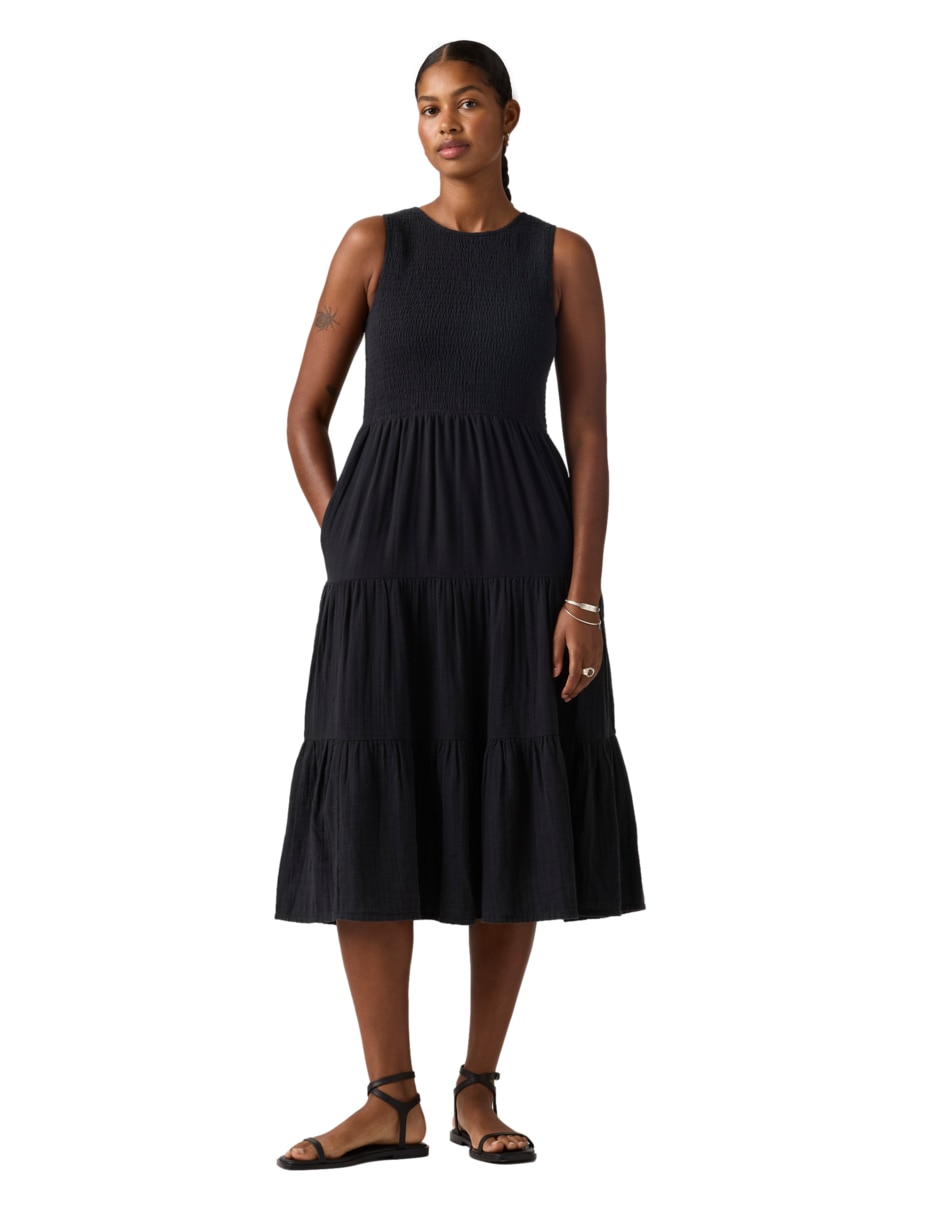 Vestido midi casual para mujer Vestido midi casual para mujer