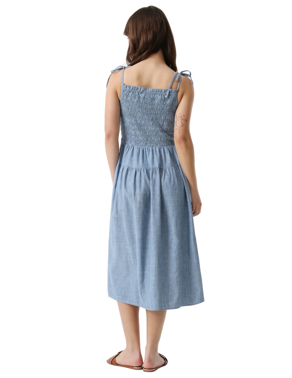 Vestido midi casual para mujer 8