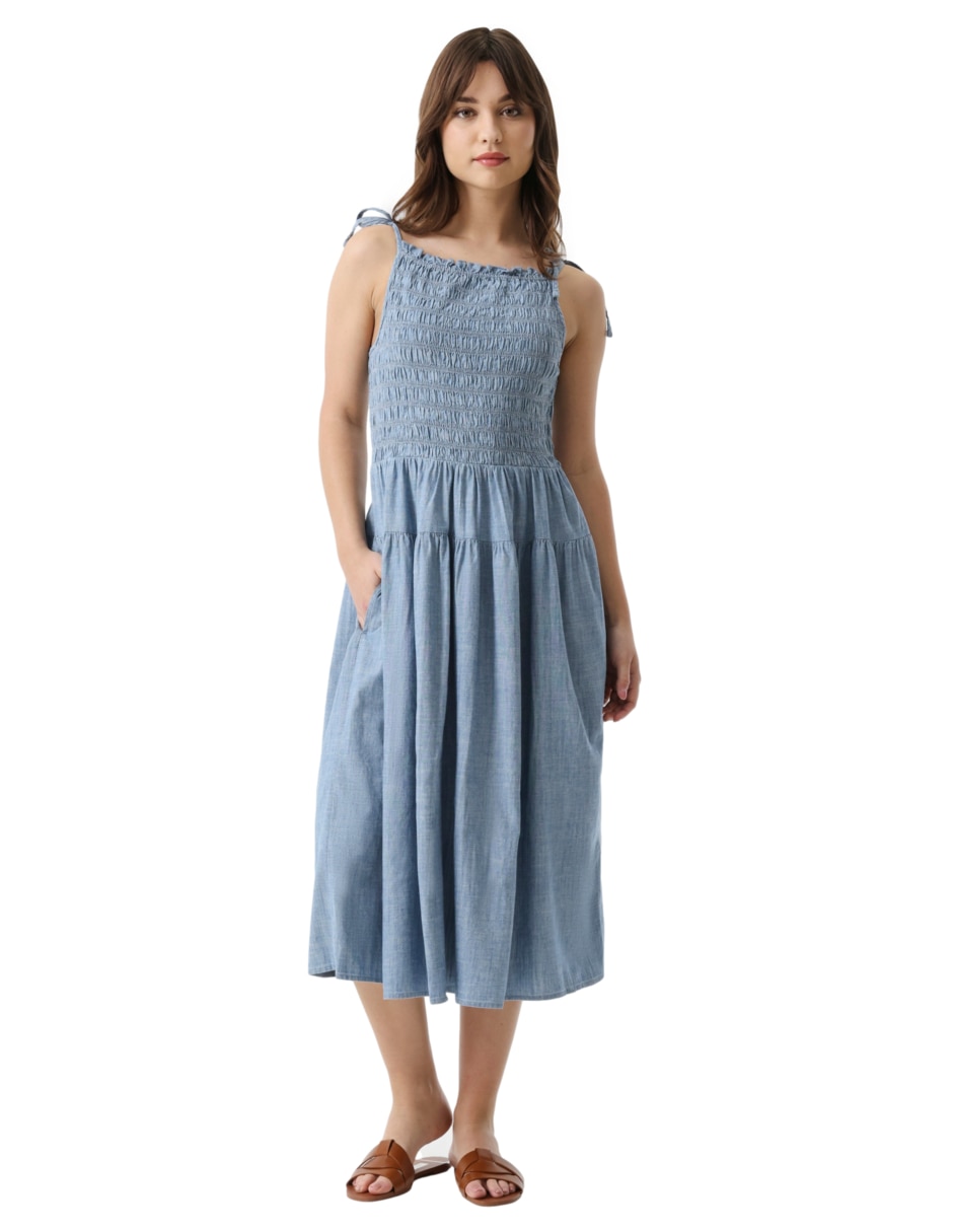 Vestido midi casual para mujer 9