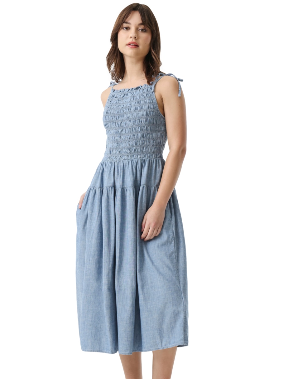 Vestido midi casual para mujer 10