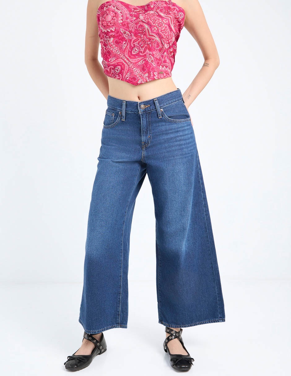 Pantalón wide leg para mujer