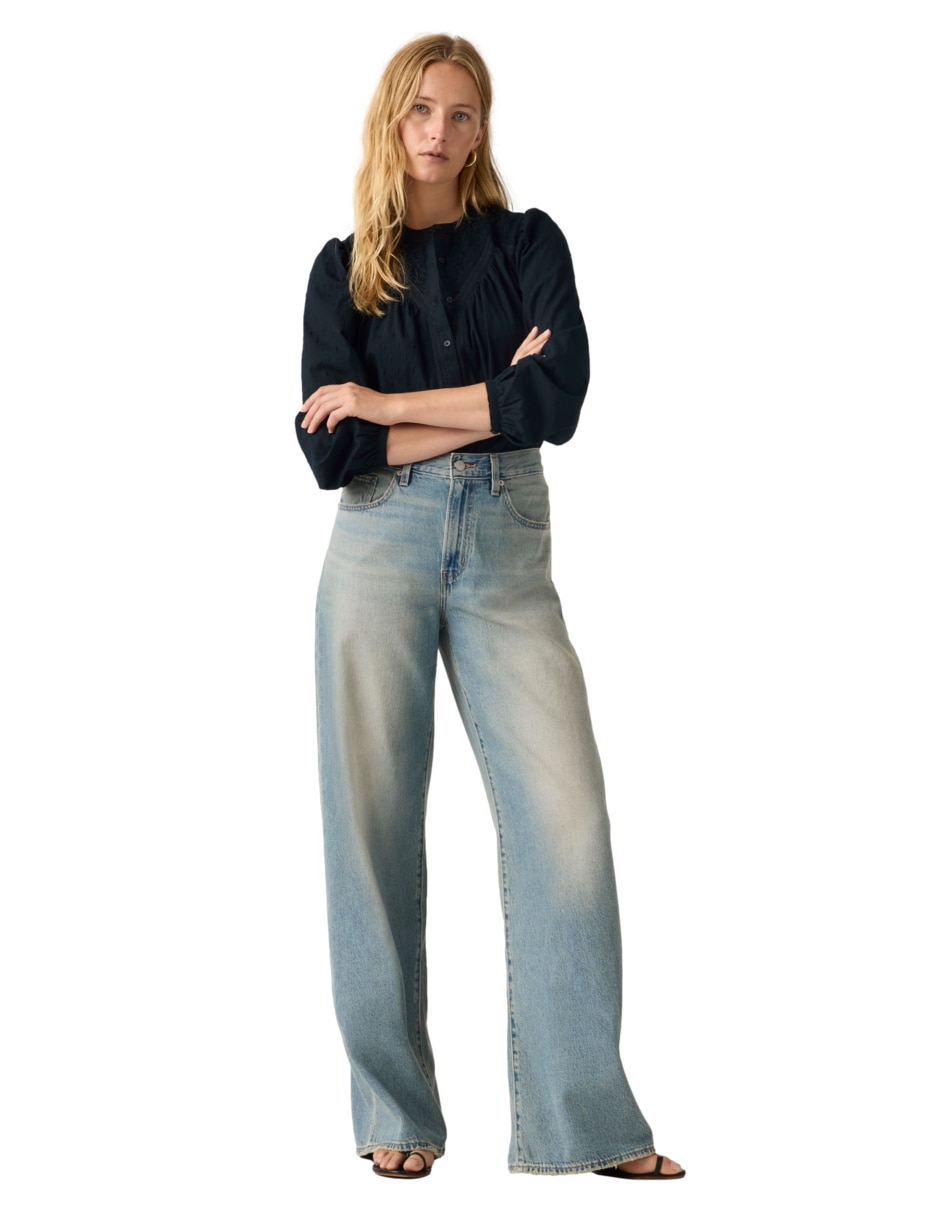 Jeans straight para mujer 2