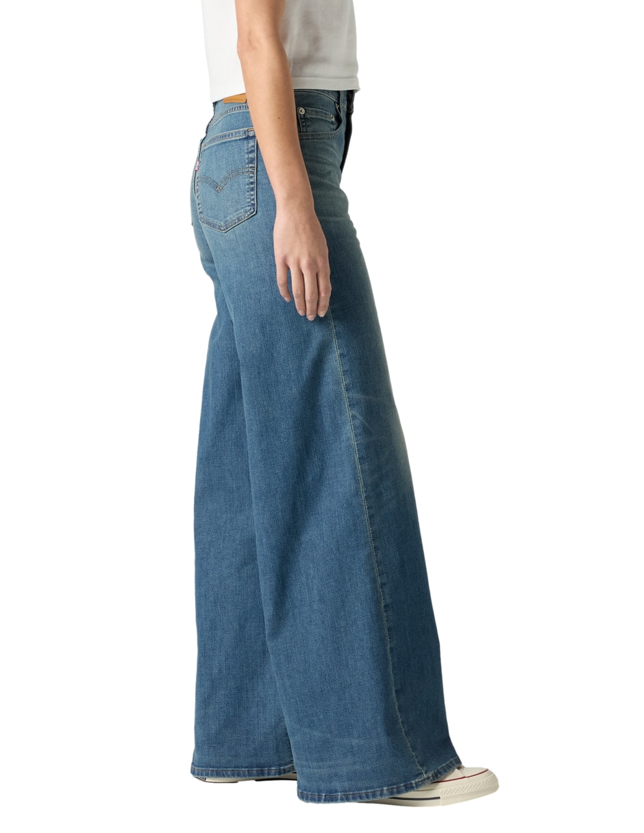 Jeans wide leg 728 para mujer