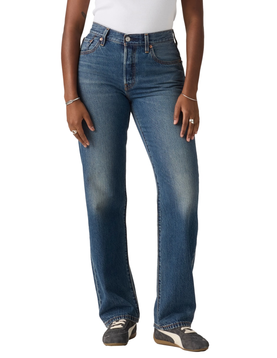 Jeans straight cintura 501 para mujer Jeans straight cintura 501 para mujer