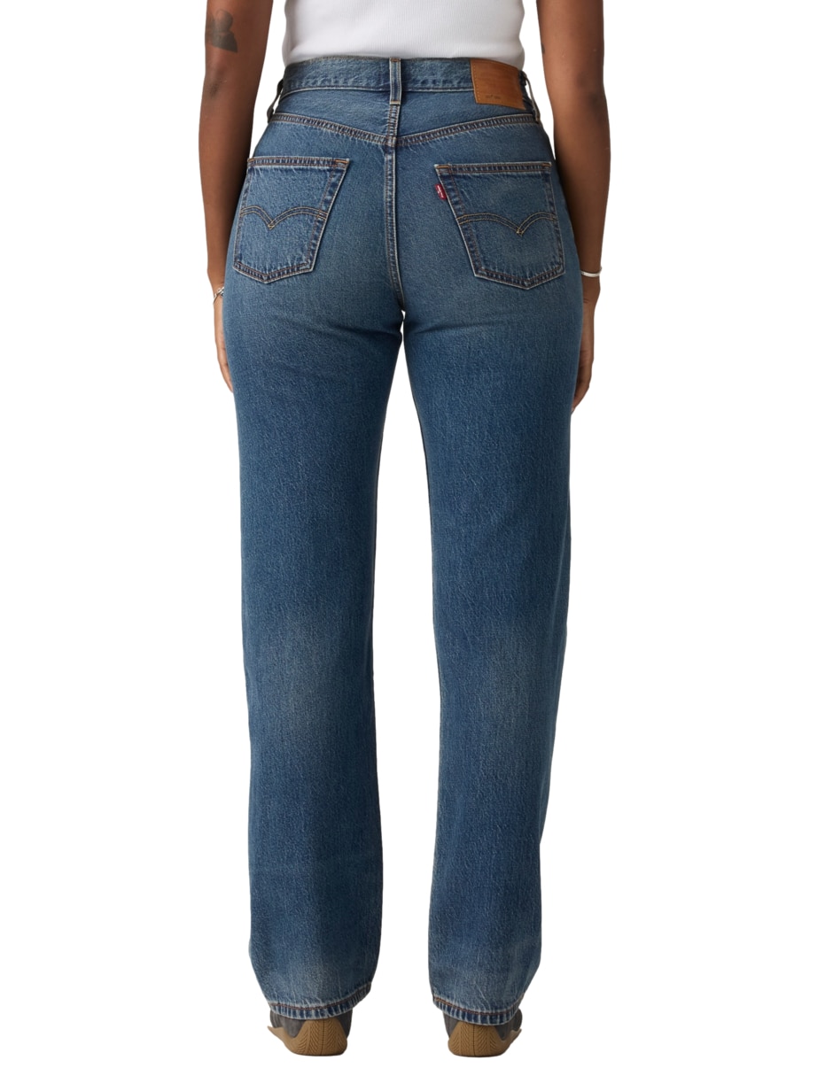 Jeans straight cintura 501 para mujer 2