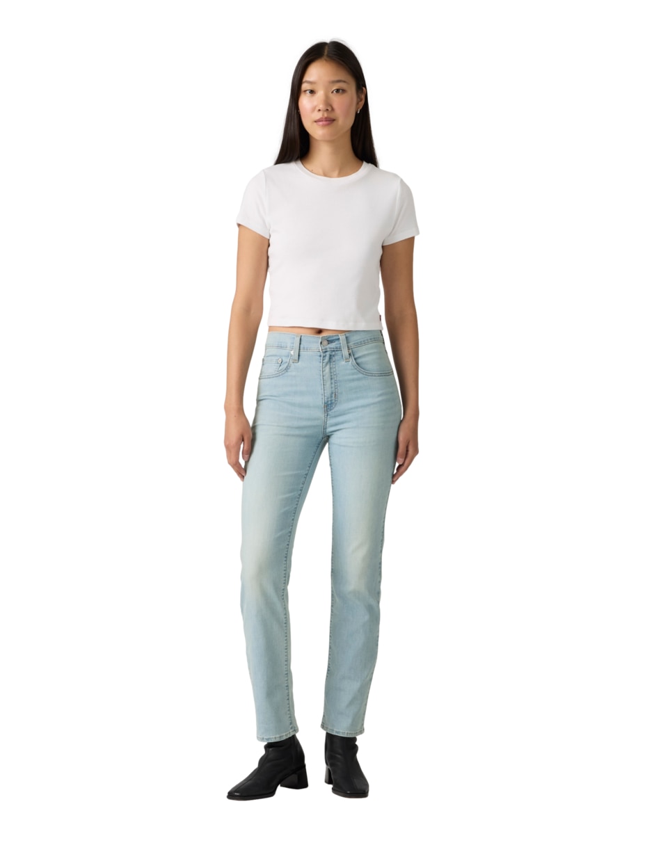 Jeans straight 724 para mujer