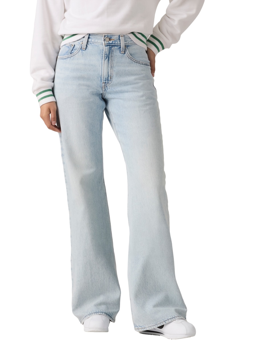 Pantalón flare loose para mujer