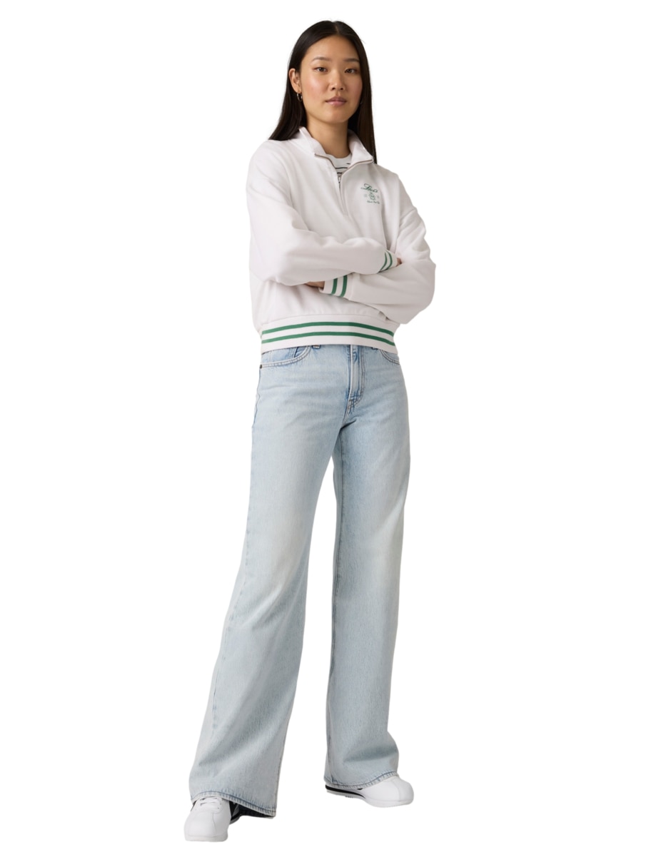 Pantalón flare loose para mujer 5