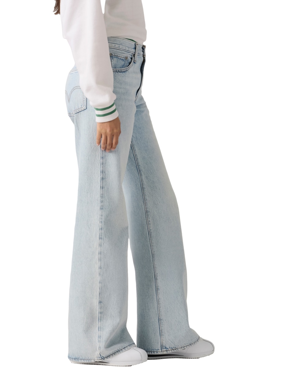 Pantalón flare loose para mujer