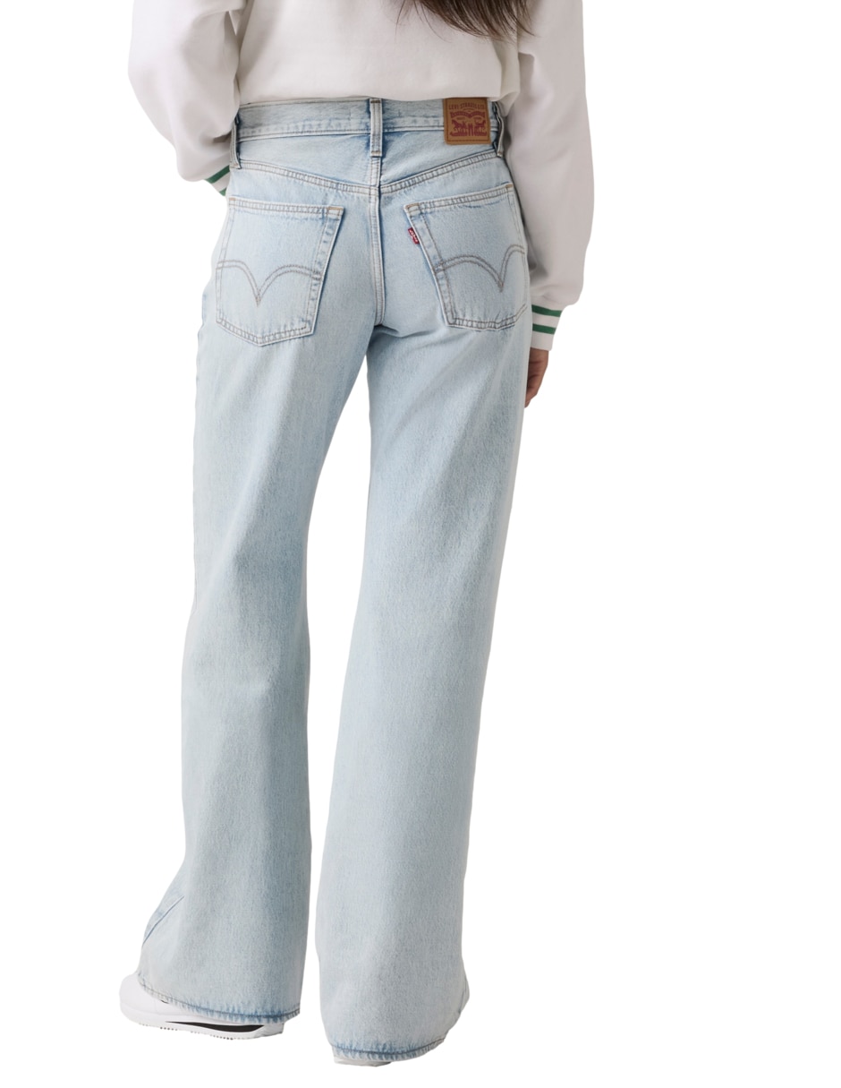 Pantalón flare loose para mujer