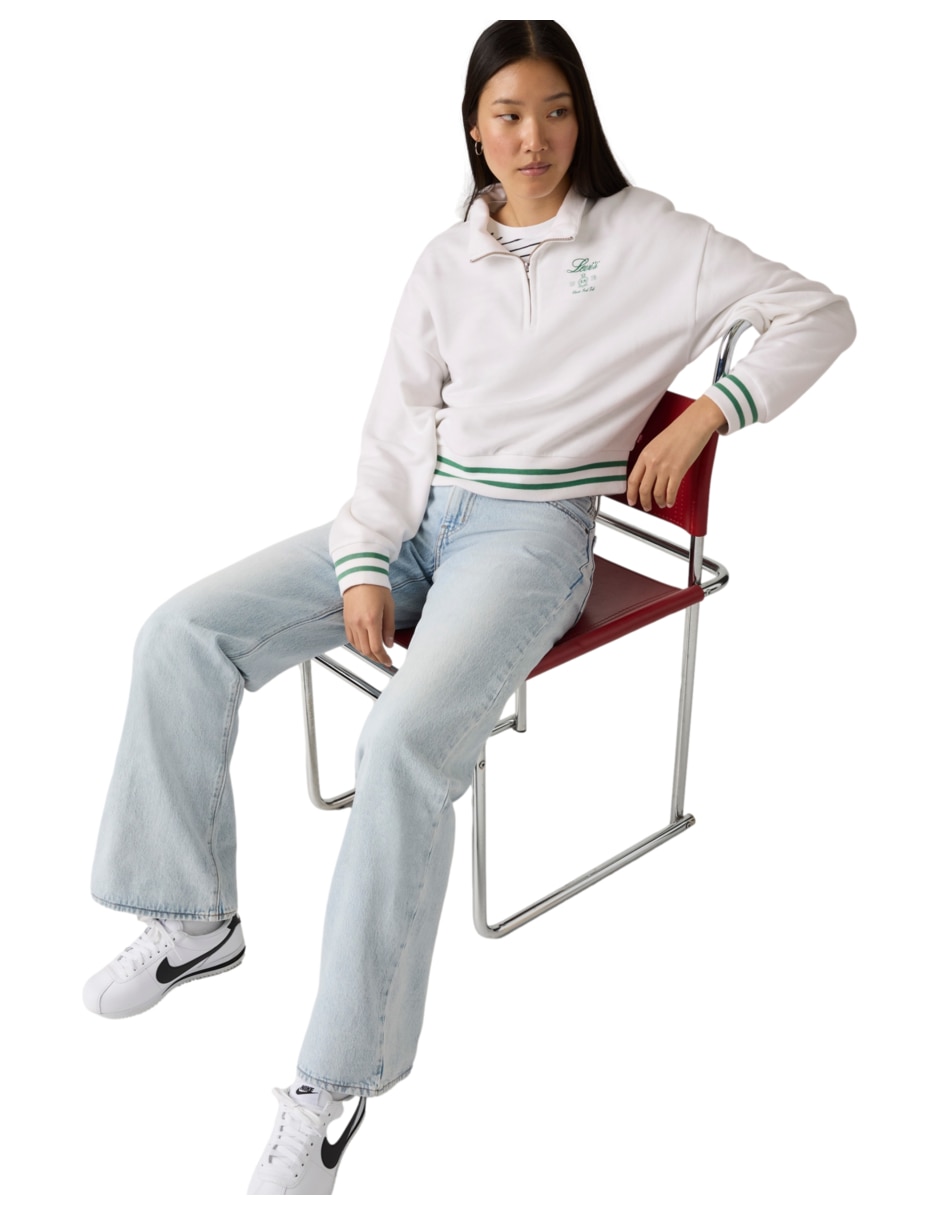Pantalón flare loose para mujer