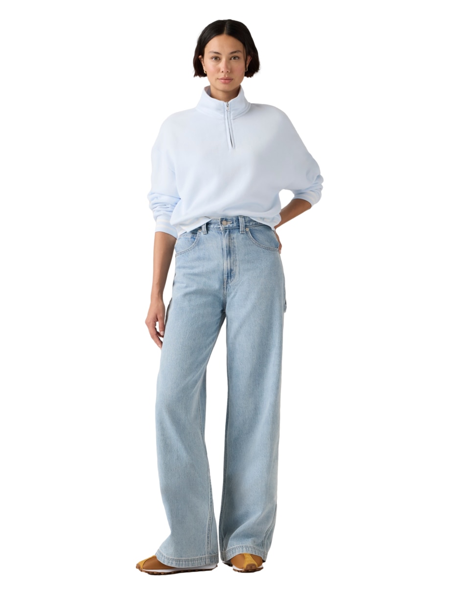 Pantalón regular relajado para mujer