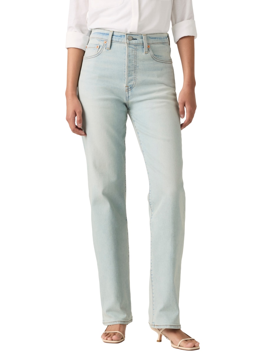 Jeans slim cinturaa media Levi's para mujer