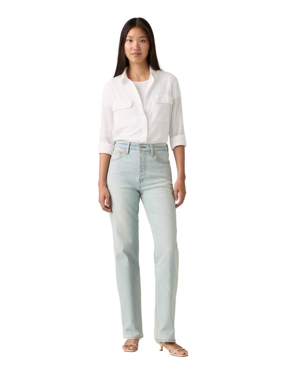 Jeans slim cinturaa media Levi's para mujer