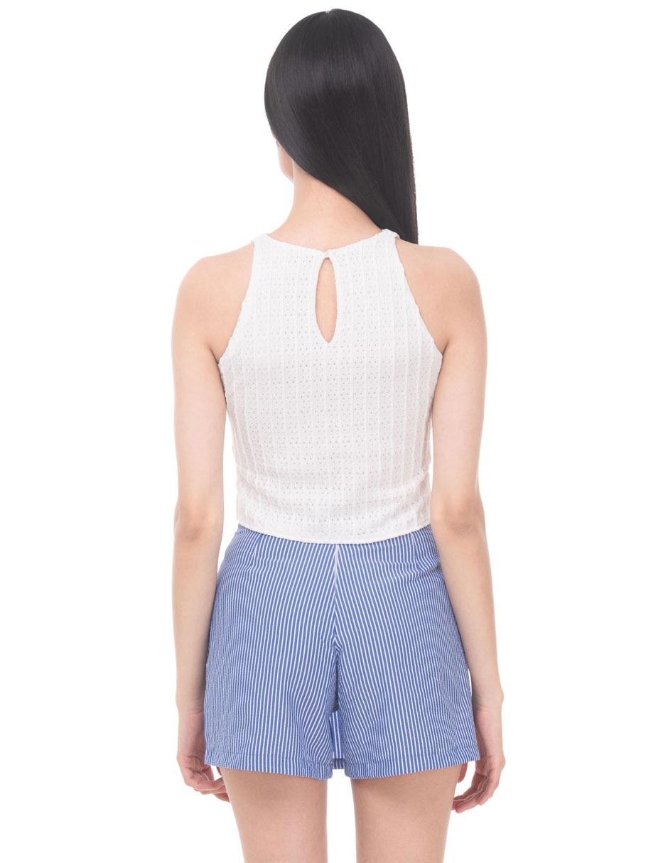 Top cuello halter escote regular 2